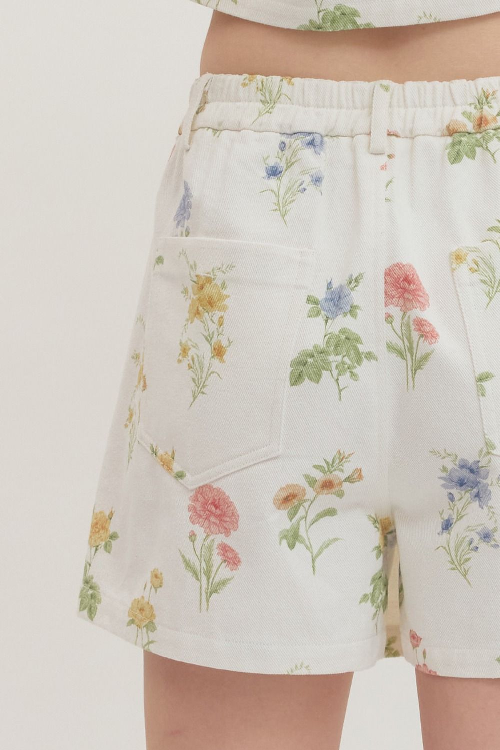 Dianne Floral Wrap Mini Skort