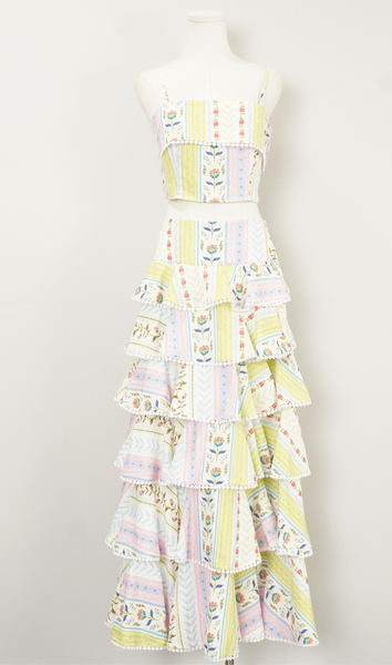 Tallulah Top and Tiered Skirt Set