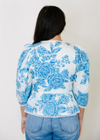 Ana Floral Puff Sleeve Blouse