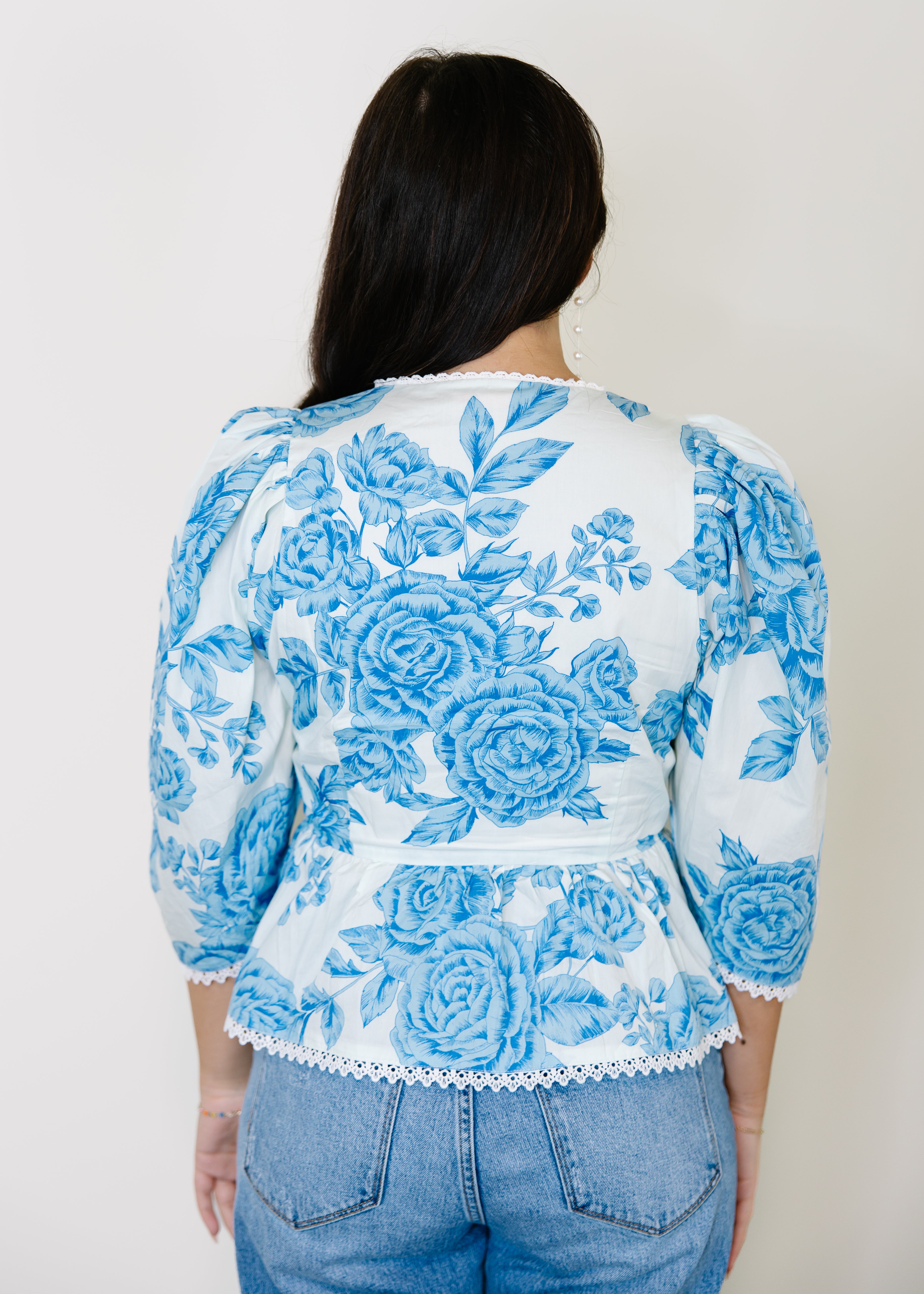 Ana Floral Puff Sleeve Blouse