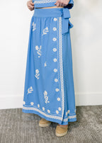 Liora Embroidered Midi Skirt Set