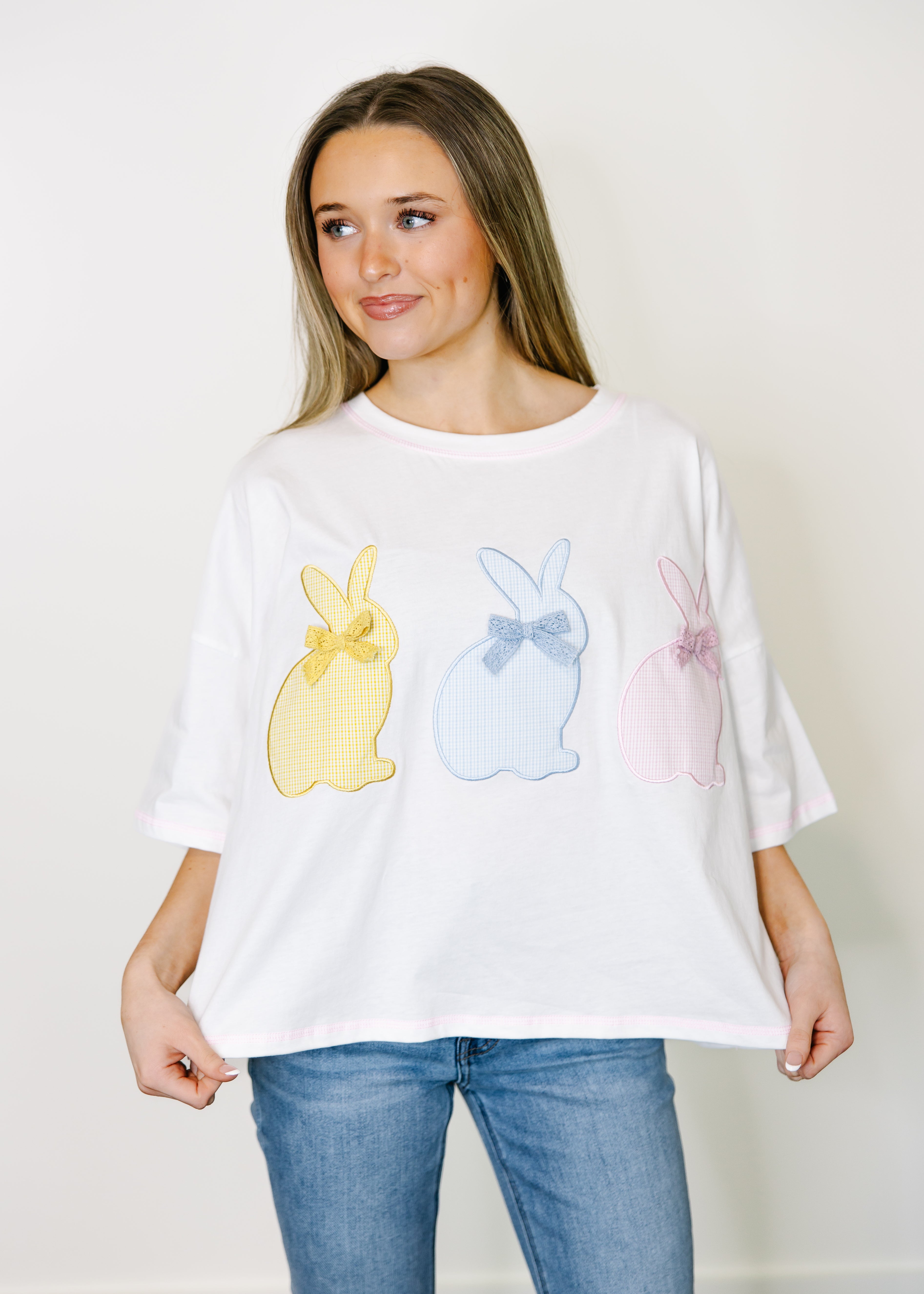 Bunny Appliqué Lounge Tee
