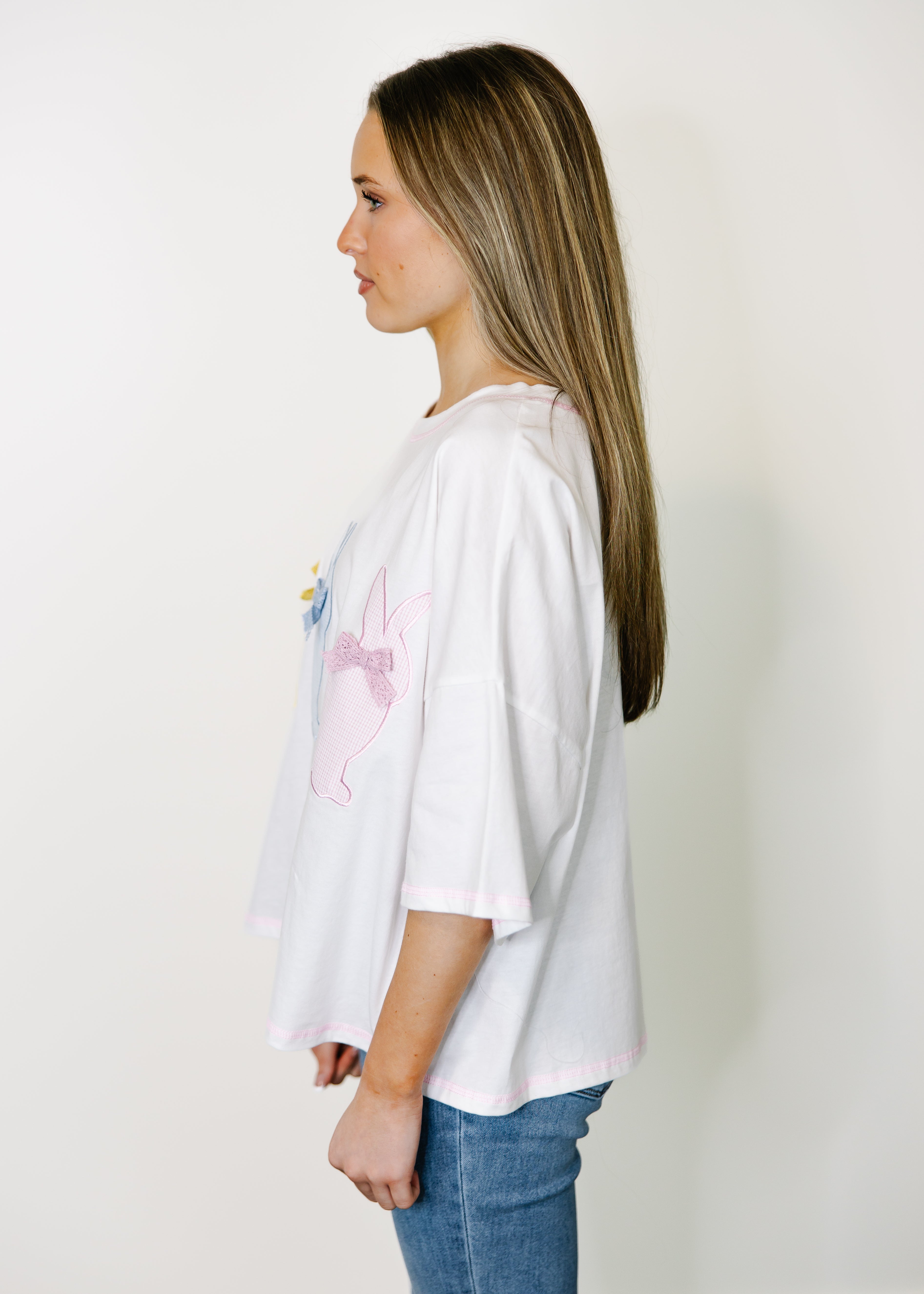 Bunny Appliqué Lounge Tee