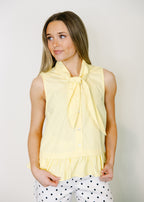 Elara Bow Neck Blouse