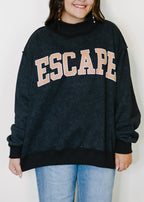 ESCAPE Mock Neck Sweatshirt