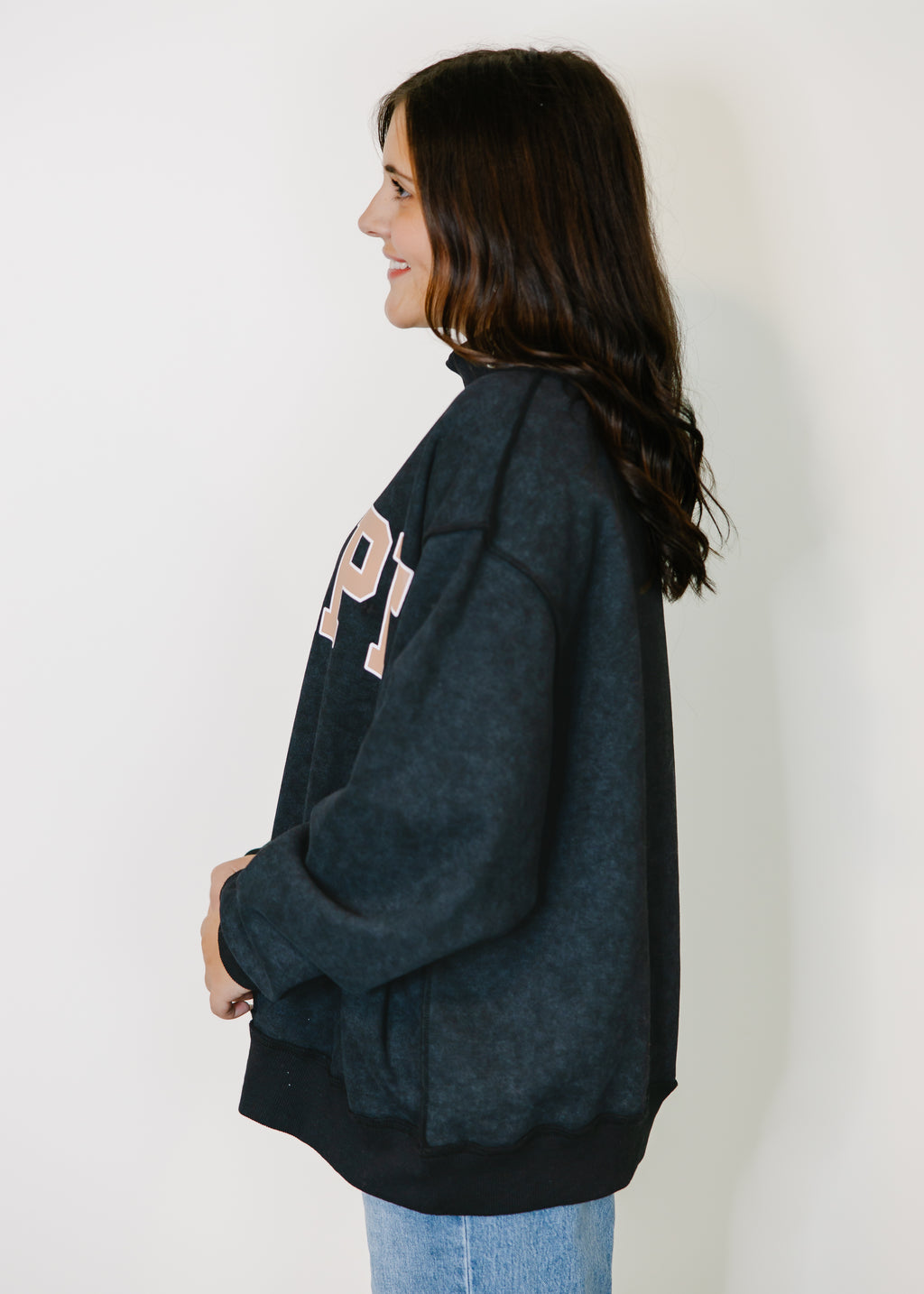 ESCAPE Mock Neck Sweatshirt