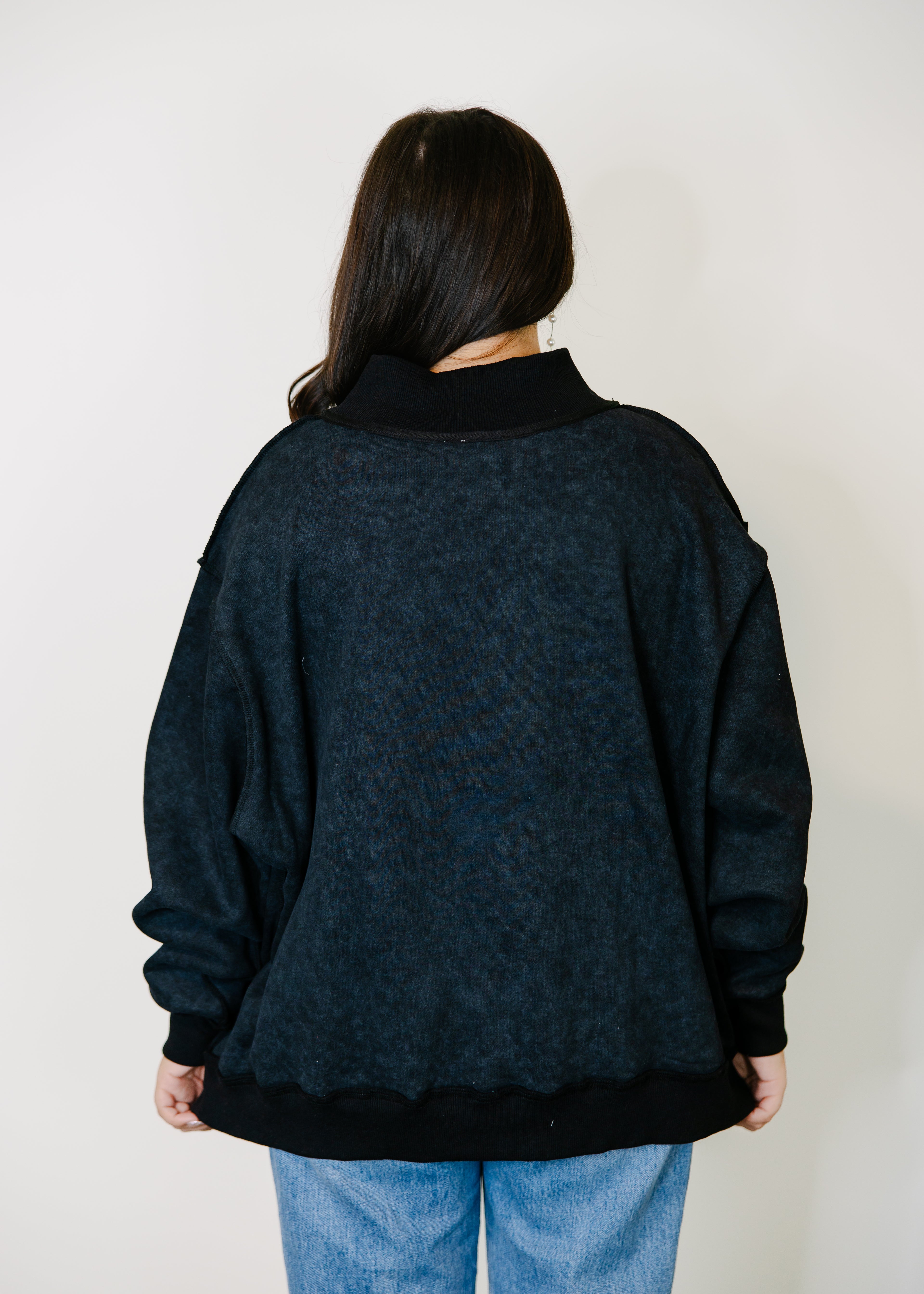 ESCAPE Mock Neck Sweatshirt