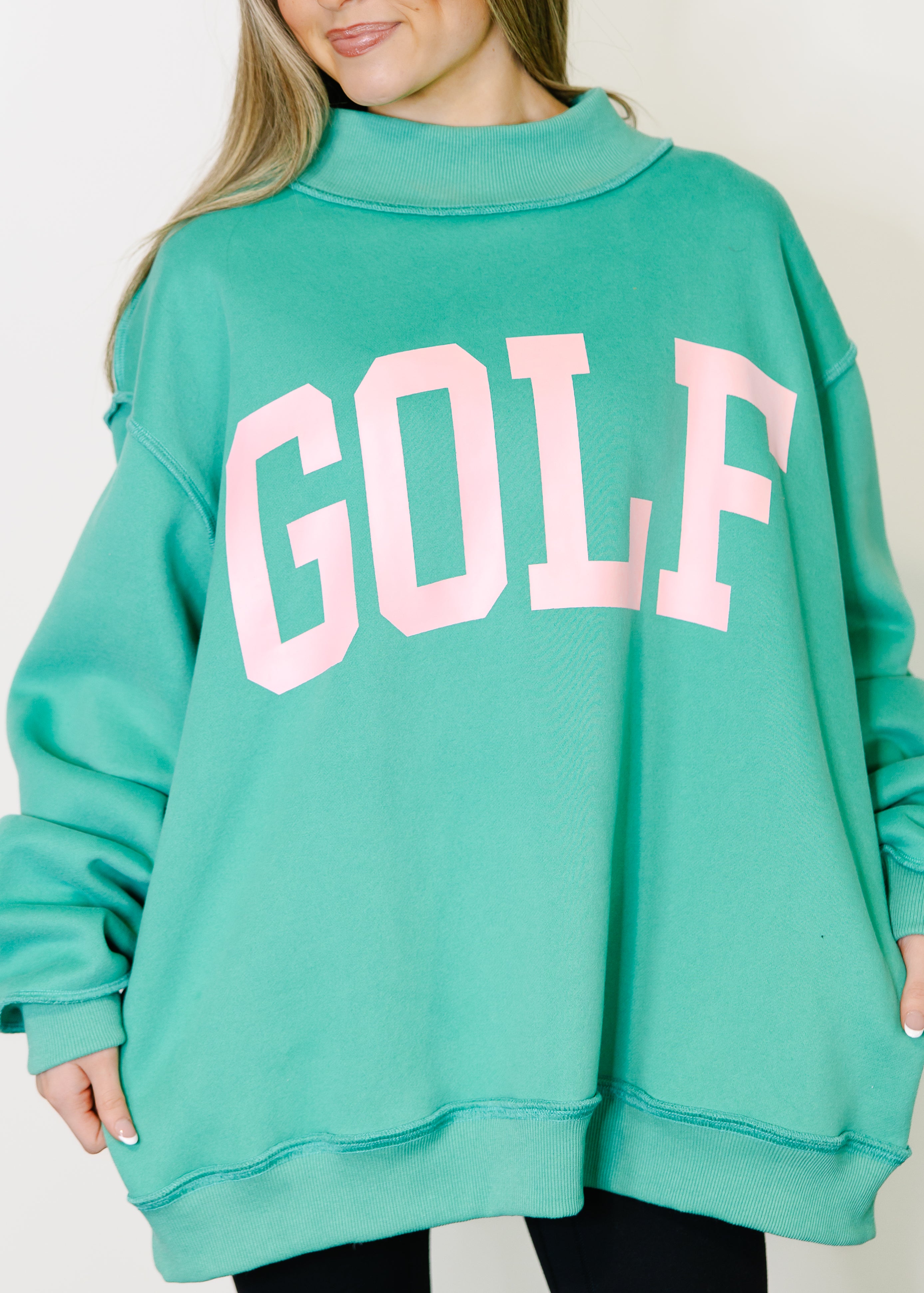 GOLF Mock Neck Sweater