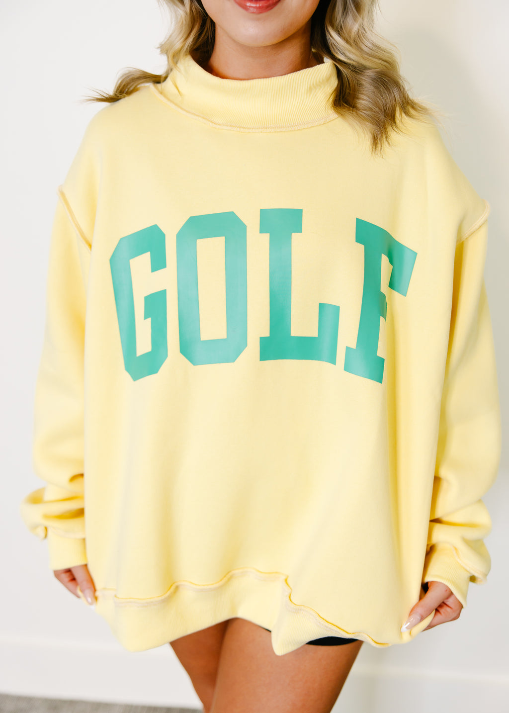 GOLF Mock Neck Sweater