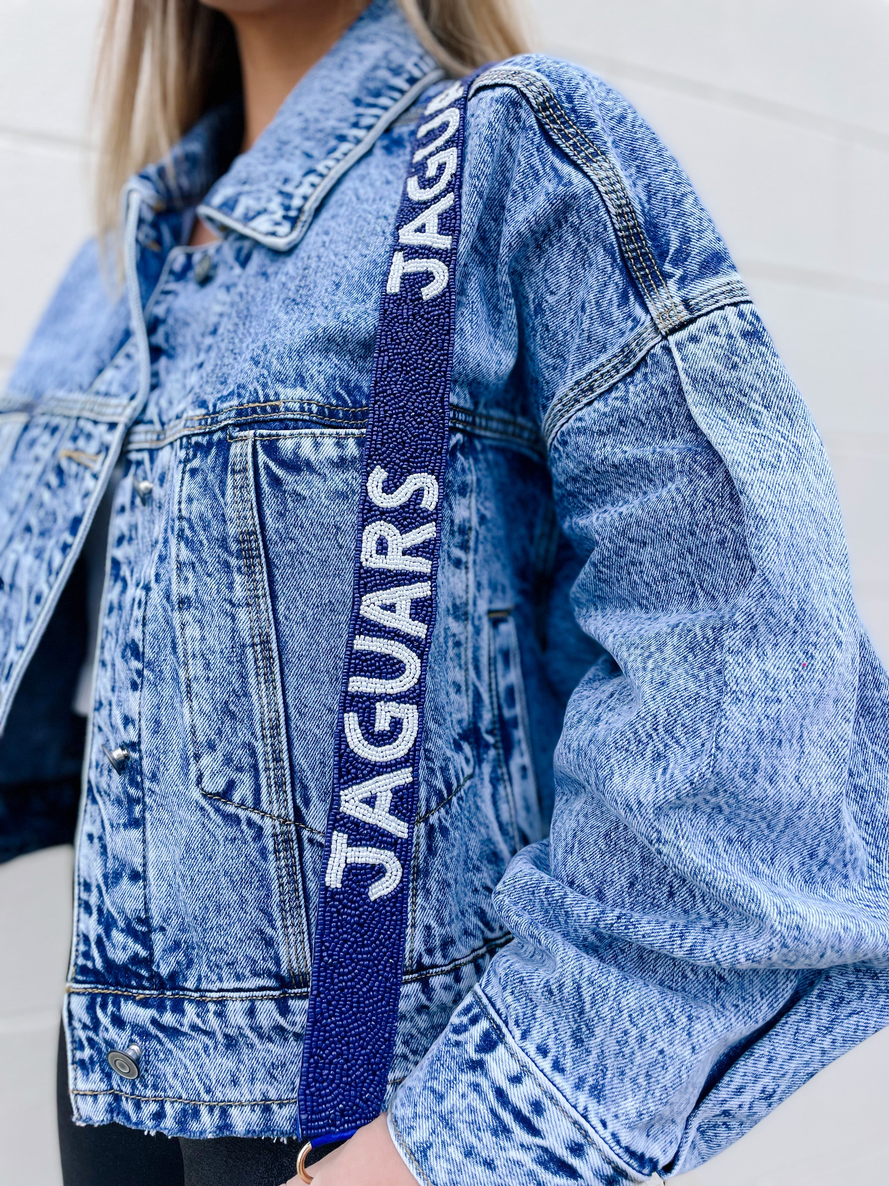 Jaguars Beaded Purse Strap