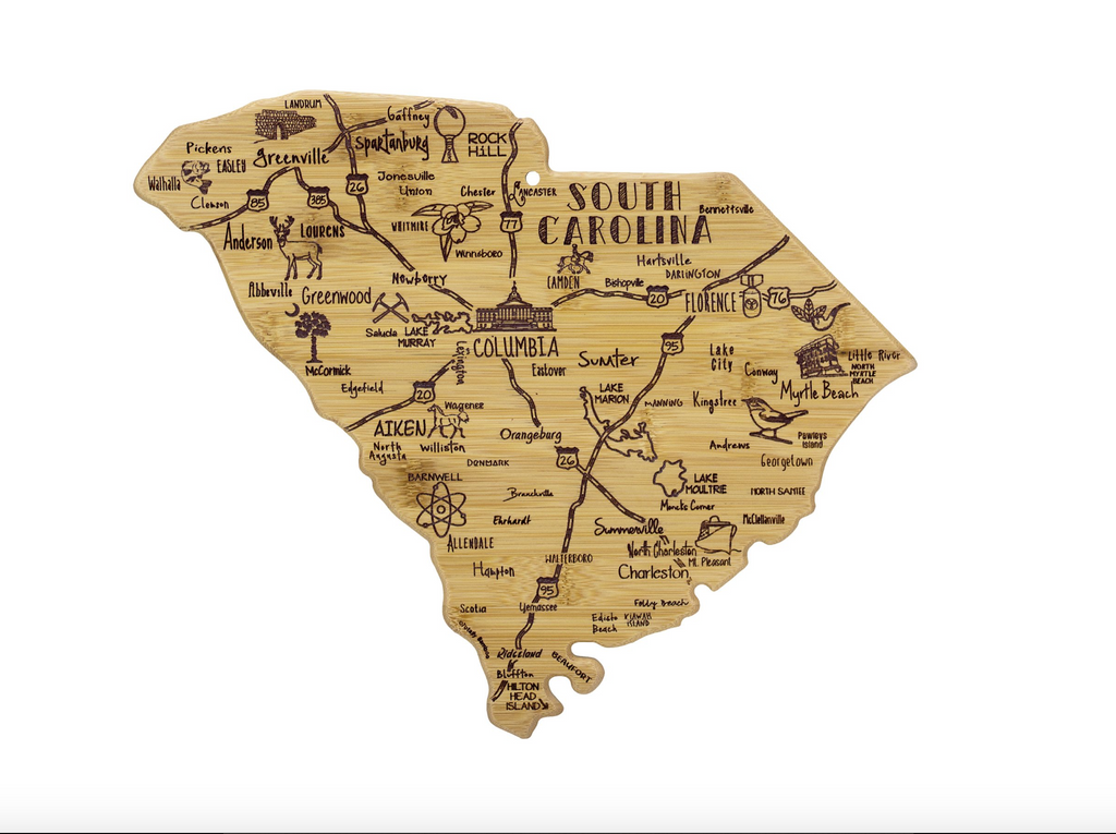 State Destination Cutting Board