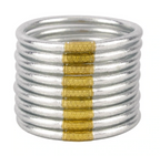 Budha Girl Silver All Weather Bangles