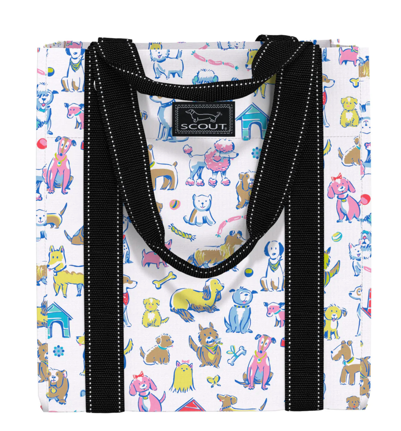 Bagette market tote in seeing spots