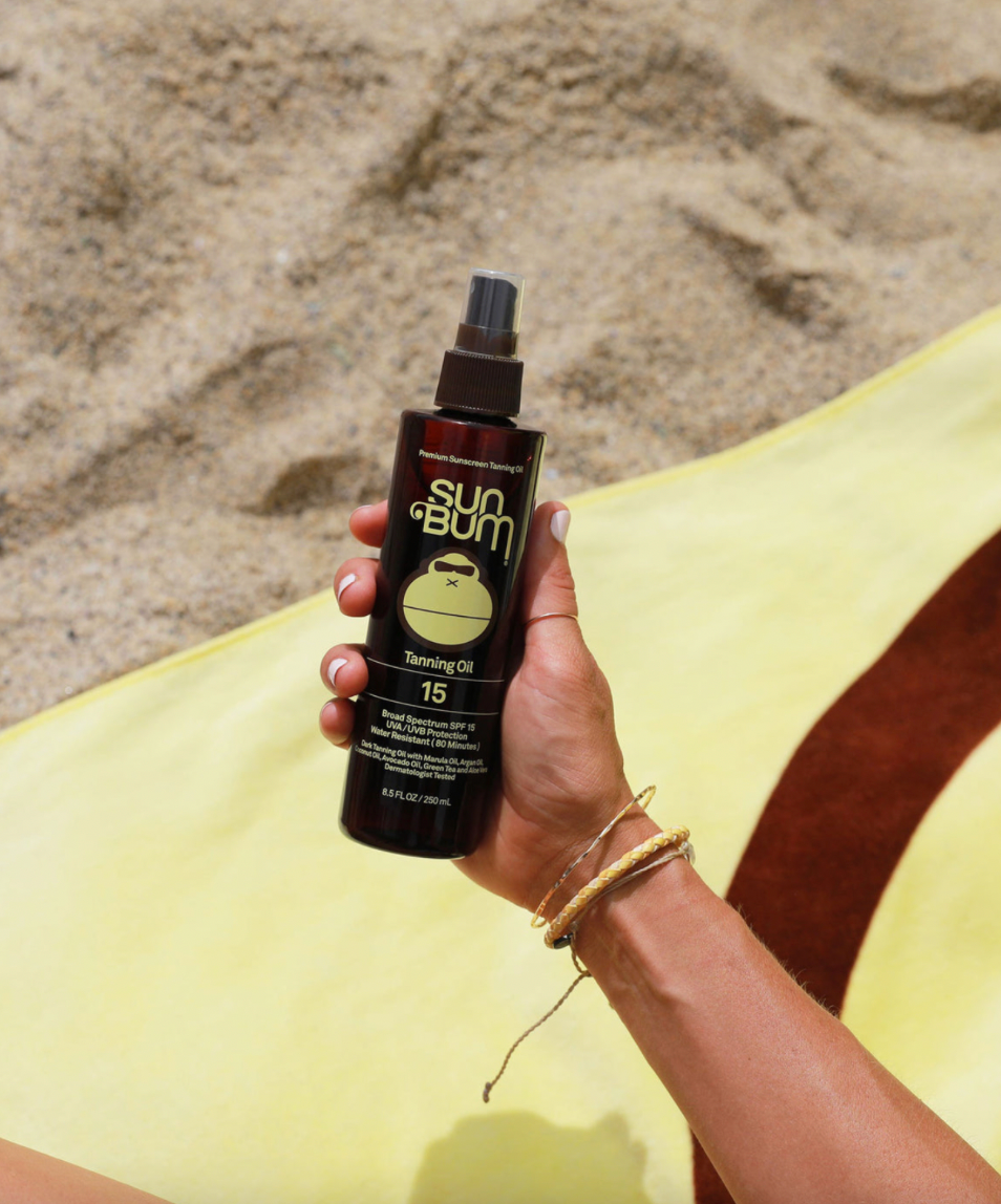 SPF 15 Sunscreen Tanning Oil
