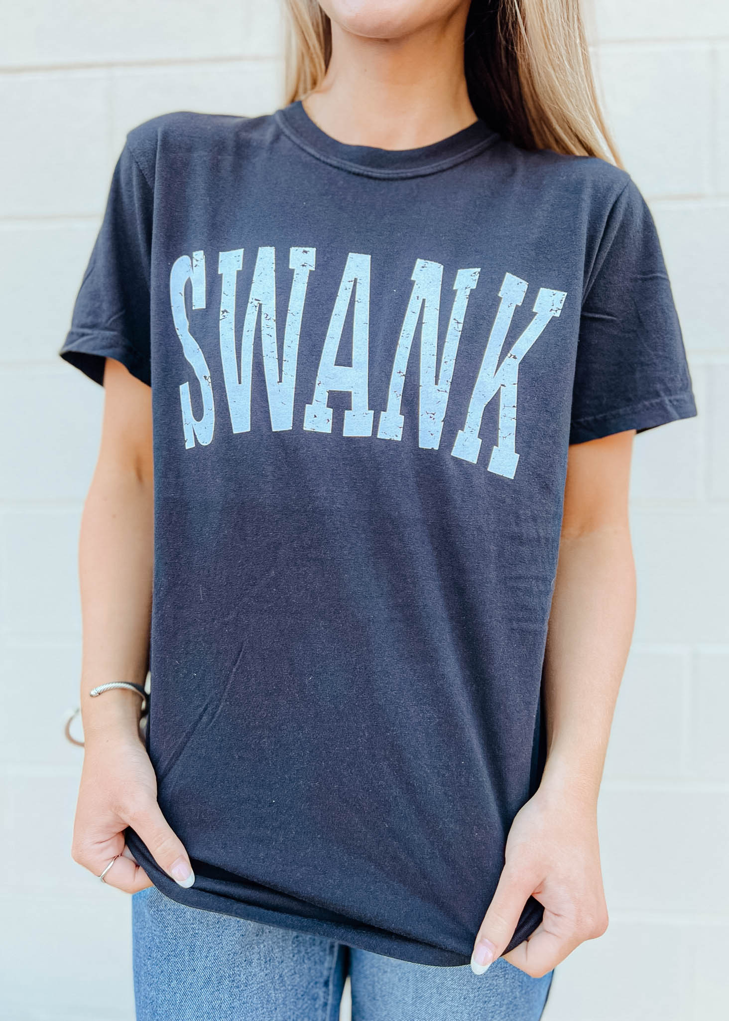 Swank Varsity Letter Tee