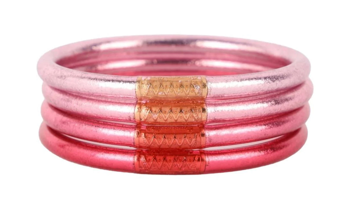 Budha Girl Carousel Pink All Weather Bangles